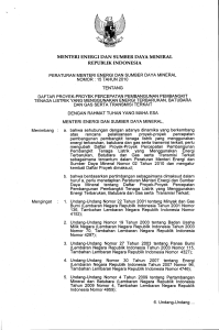 menteri energi dan sumber daya mineral refublik indonesia