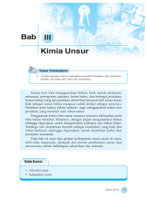 Kimia Unsur Bab III