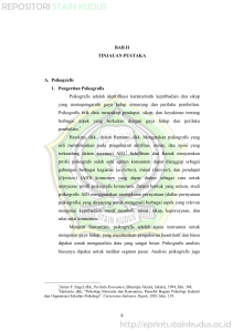 8 BAB II TINJAUAN PUSTAKA A. Psikografis 1. Pengertian