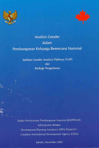 Buku 8-Analisis Gender dalam Pembangunan KB..