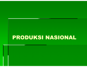 produksi nasional - Staffsite STIMATA