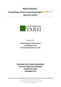 Modul Pelatihan : Pemanfaatan Sistem e - E