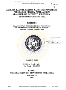 neraca pemba yaran (balance of payment) - Repository