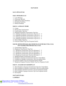 DAFTAR ISI KATA PENGANTAR BAB I. PENDAHULUAN 1.1. Latar