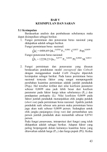 BAB V KESIMPULAN DAN SARAN dQ sQ ˆ 43