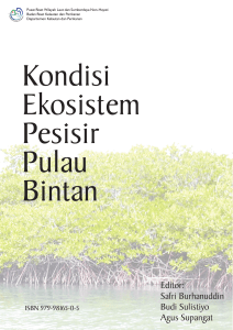 Kondisi Ekosistem Pesisir Pulau Bintan