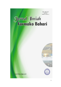 jurnal farmako bahari vol. 4 no. 2 juli 2013