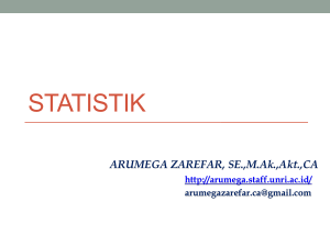 statistik - Arumega Zarefar