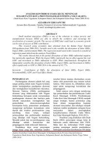 ANALISIS KONTRIBUSI USAHA KECIL