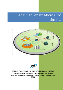 Pengujian Smart Micro Grid Sumba