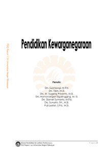 Modul PKn - P3G UNM - Universitas Negeri Makassar