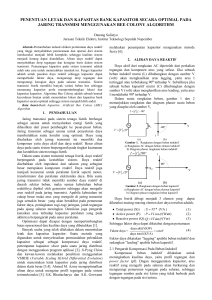 optimal placement and sizing of capacitor banks in