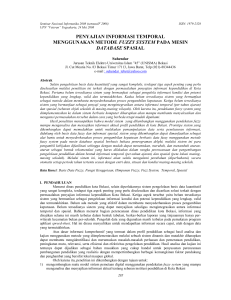 penyajian informasi temporal menggunakan metode fuzzy system