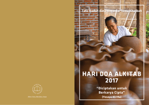 hari doa alkitab 2017 - Lembaga Alkitab Indonesia