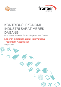 the economic contribution of trademark intensive industries