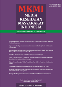 Tindakan Bidan terhadap Kebijakan Menyusui di Kota Bogor (PDF