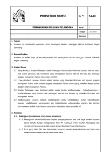 prosedur mutu - Politeknik Negeri Semarang