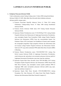 laporan layanan informasi publik