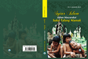 Syiar Islam dalam Masyarakat Suku Talang Mamak