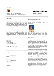 Newsletter - Ikatan Sosiologi Indonesia