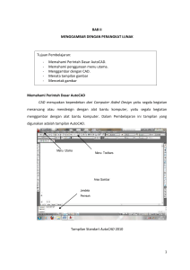 1 BAB II MENGGAMBAR DENGAN PERANGKAT LUNAK