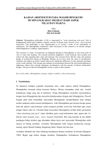 Jurnal Waca Cipta Ruang Vol.III No.I Tahun 2011/2012 ISSN 2301