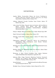 69 DAFTAR PUSTAKA Kependidikan. Bandung: Refika Aditama