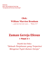 Zaman Gereja Efesus