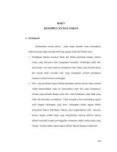 bab v kesimpulan dan saran