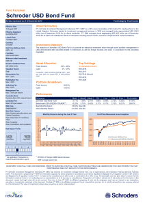 Schroder USD Bond Fund