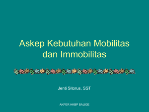 Askep Kebutuhan Mobilitas