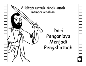 From Persecutor to Preacher Indonesian CB