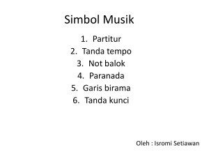 Simbol Musik - sdmuhcc.NET