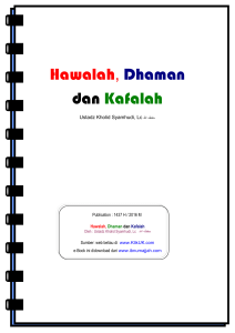 Hawalah, Dhaman dan Kafalah