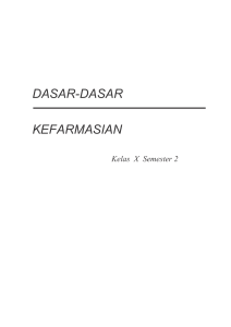 dasar-dasar kefarmasian - Laman Sumber Belajar Direktorat