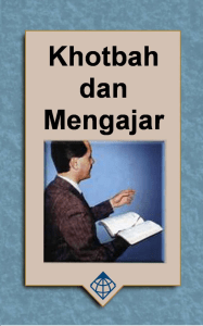 Khotbah dan Mengajar