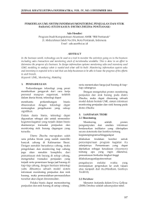 jurnal khatulistiwa informatika, vol. iv, no. 2 - E