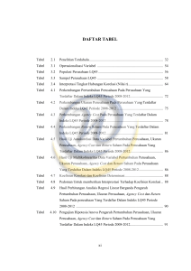 daftar tabel - Widyatama Repository