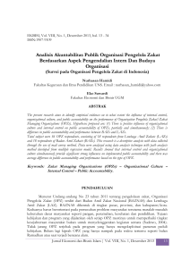 Analisis Akuntabilitas Publik Organisasi Pengelola Zakat