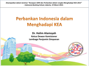 Dr. Halim Alamsyah - Indonesia Banking School