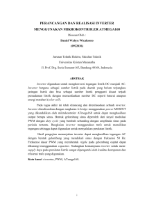 perancangan dan realisasi inverter menggunakan mikrokontroler