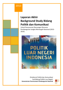 Bab 2. Politik Luar Negeri Indonesia