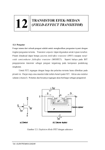 12 transistor efek-medan (field-effect transistor)