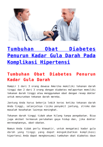 Tumbuhan Obat Diabetes Penurun Kadar Gula Darah Pada