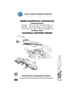 balai taman nasional bunaken - Natural Resource Management and