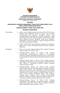 walikota makassar provinsi sulawesi selatan peraturan walikota