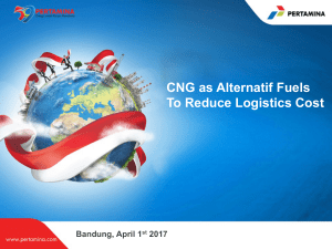 CNG as Alternatif Fuels To Reduce Logistics Cost