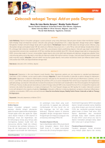 Celecoxib sebagai Terapi Add-on pada Depresi