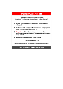 01 cover - Perpustakaan UNISBA