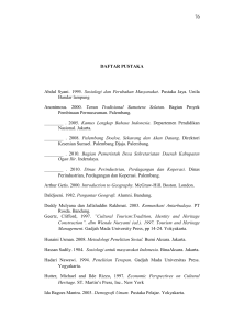 76 DAFTAR PUSTAKA Abdul Syani. 1995. Sosiologi dan